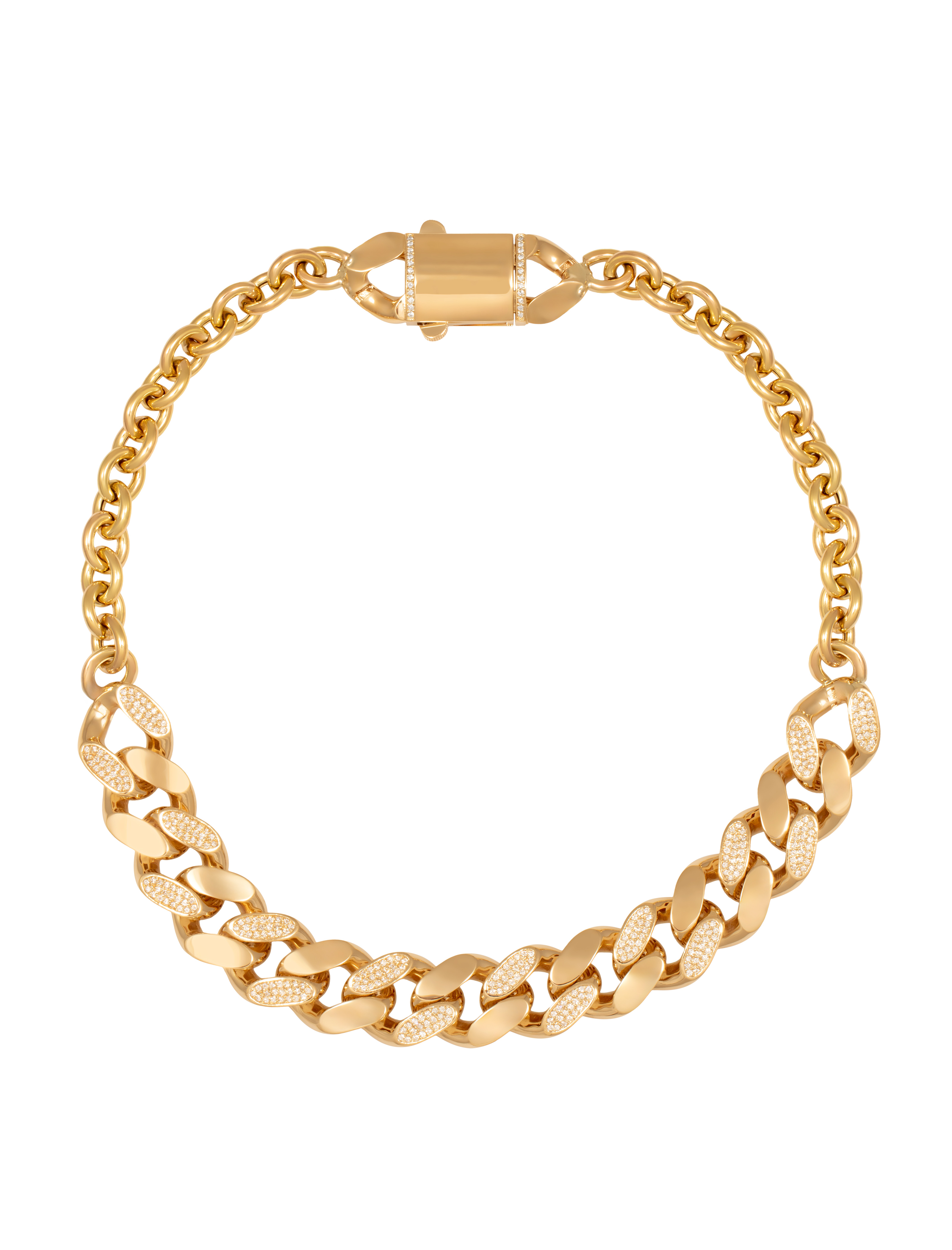 سلسلةChunky Link Diamond