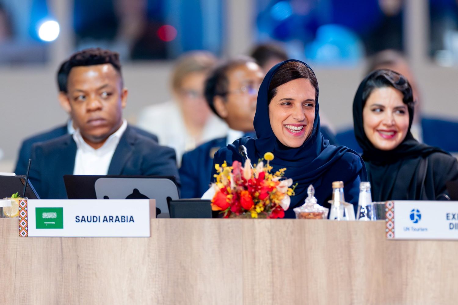 سمو الأميرة هيفاء بنت محمد بتصميم من دار عين للازياء الفاخرة