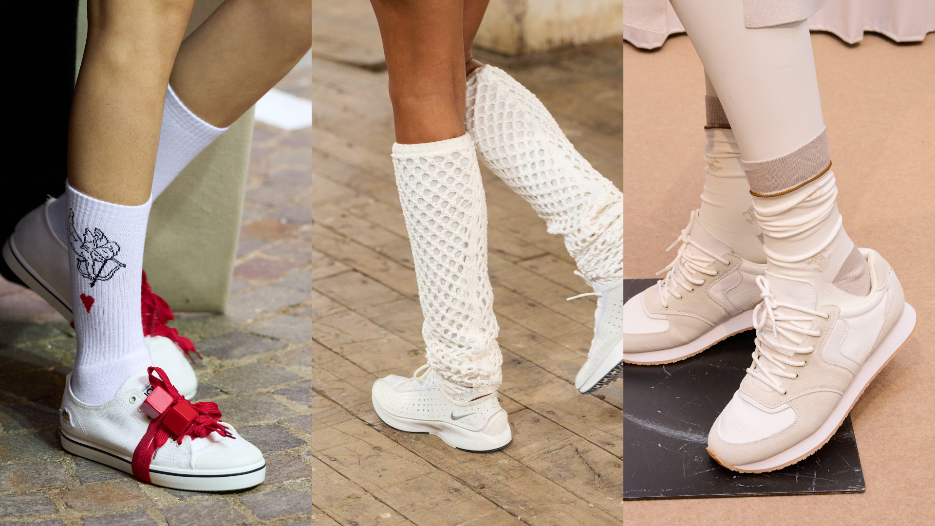 سنيكرز بيضاء من منصات العروض في 2026