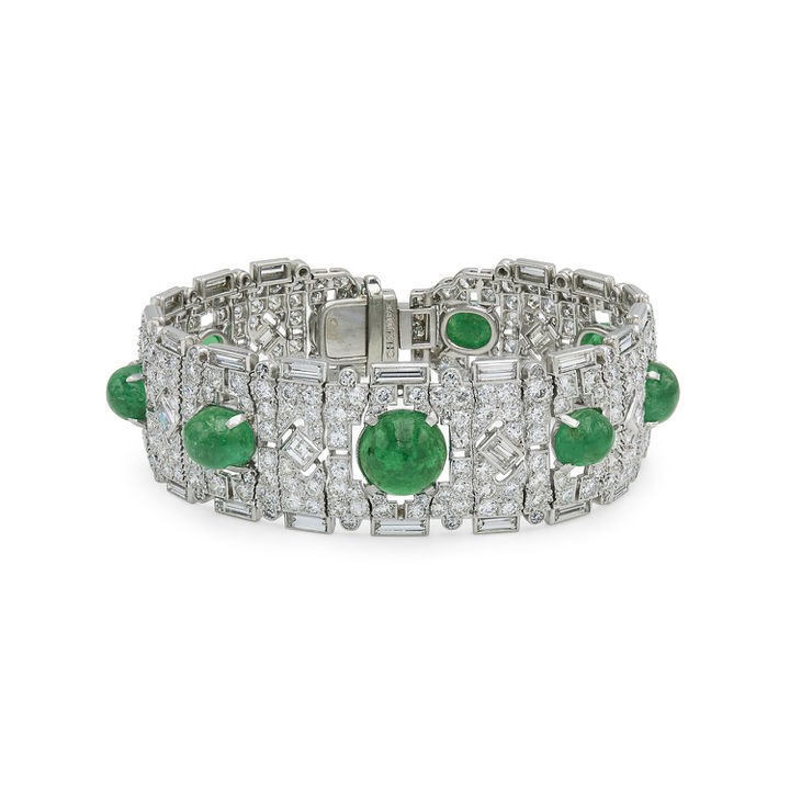سوار آرت ديكو من Chaumet