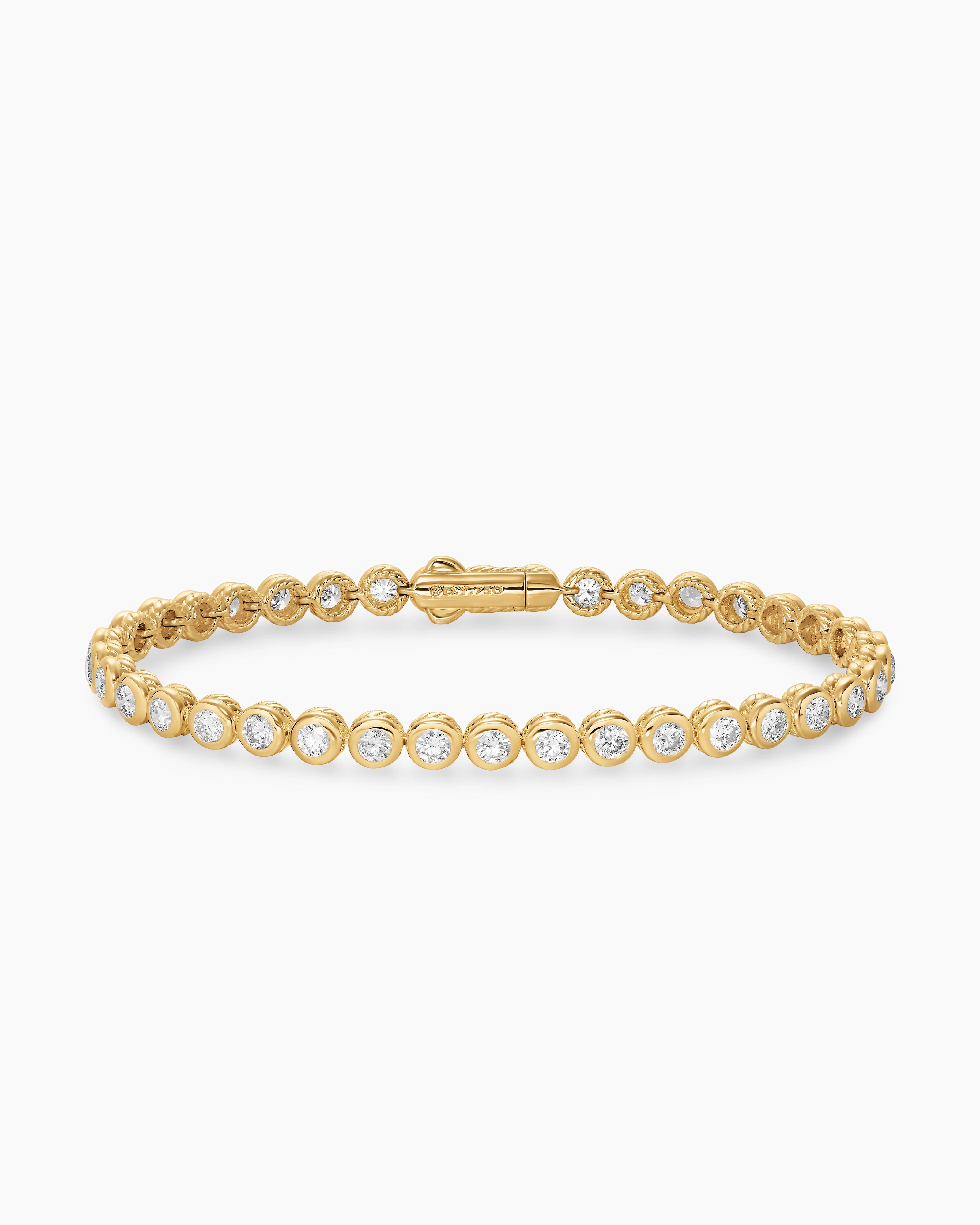 سوار Bezel Set Tennis Bracelet من David Yurman