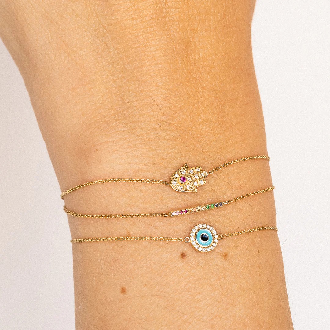سوار Enamel Evil Eye من Sydney Evan