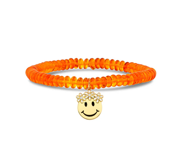 سوار Flower Crown Happy Face من Sydney Evan Fine Jewelry (2)