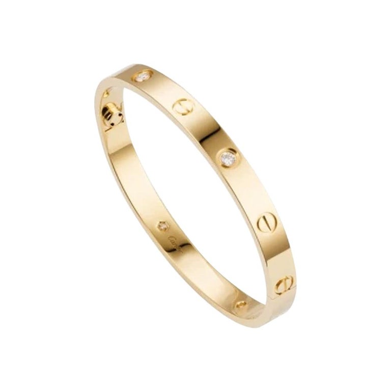 سوار LOVE BRACELET 4 DIAMONDS من Cartier