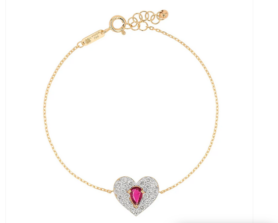 سوار Rosea Heart Bracelet in Lab-Grown Diamond من Lynor