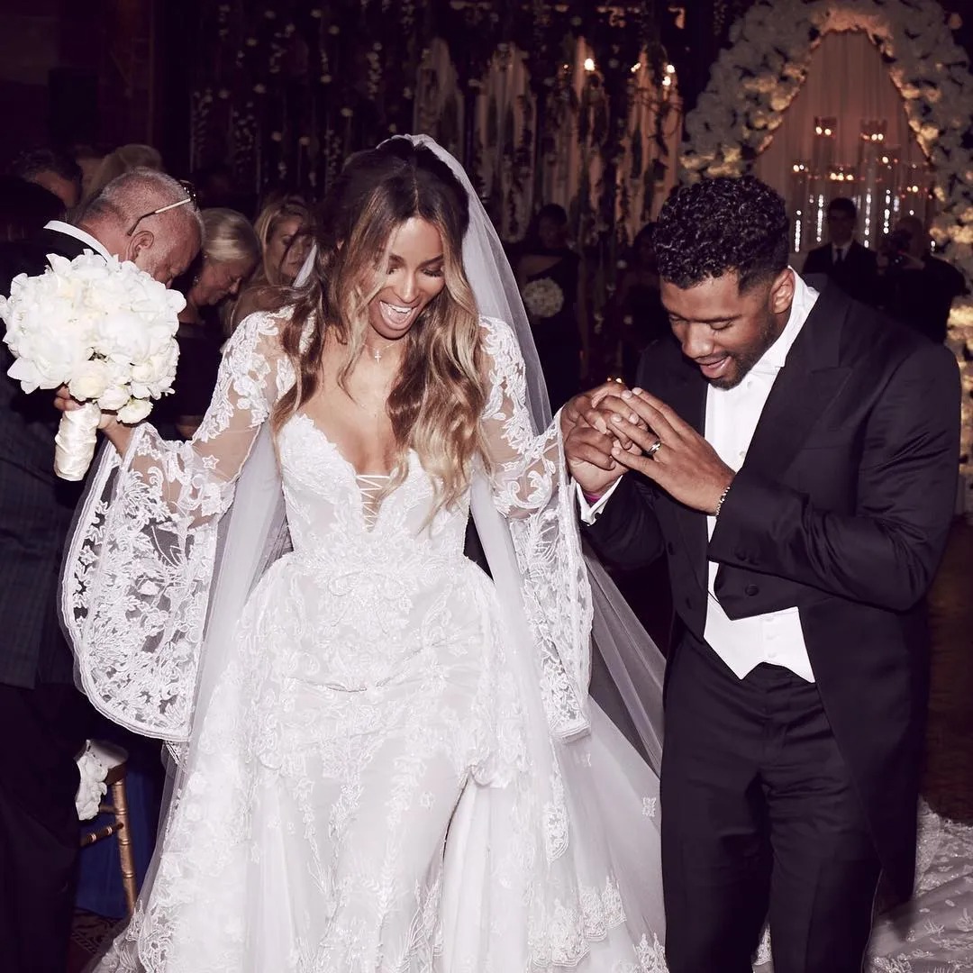 سيارا Ciara وراسل ويلسون Russell Wilson