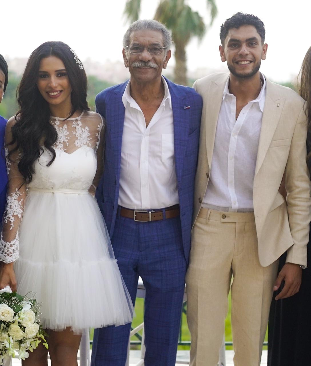 سيد رجب في حفل زفاف نجله
