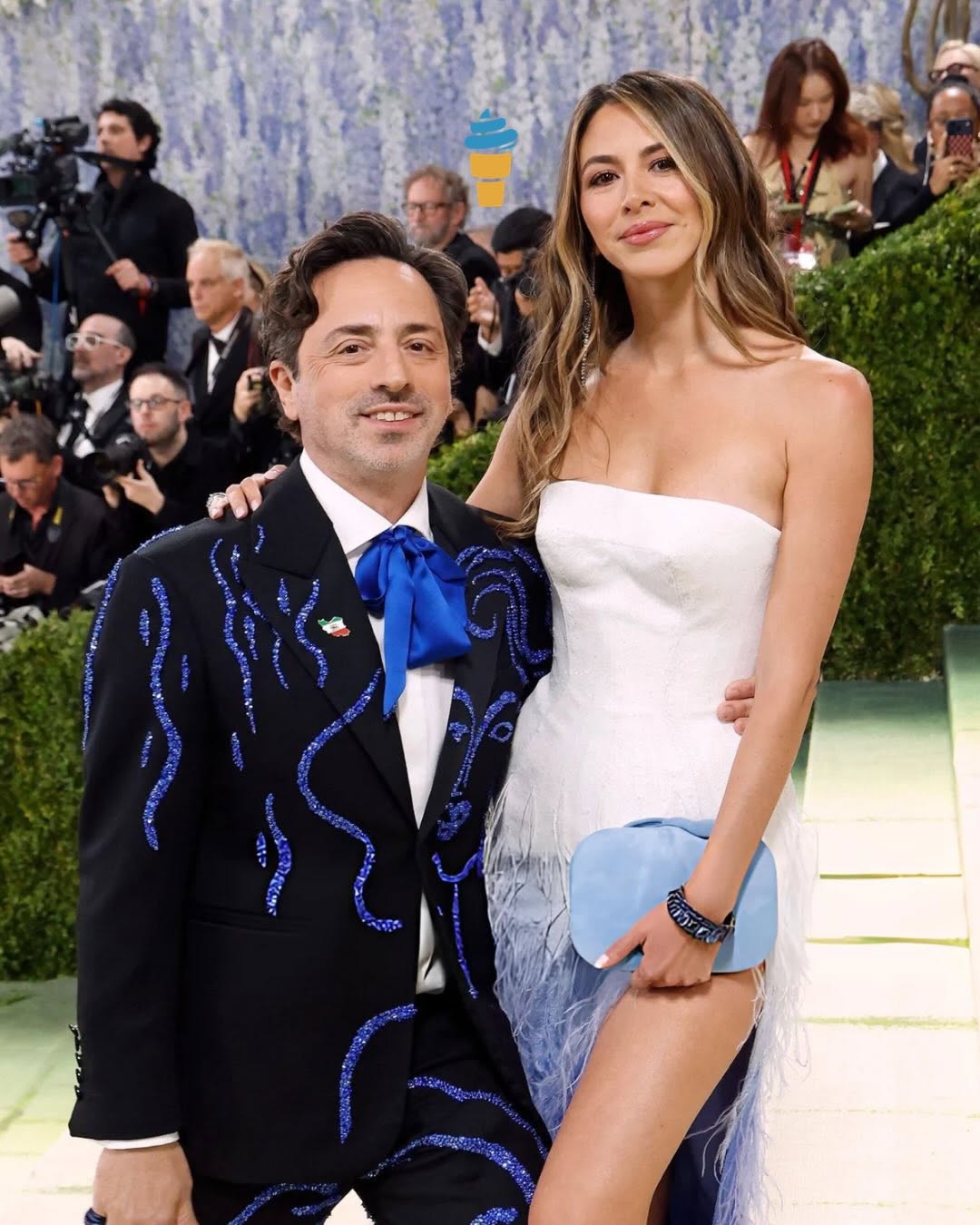 سيرجي برين Sergey Brin وجيرلين جيلبرت-سوتو Gerelyn Gilbert-Soto