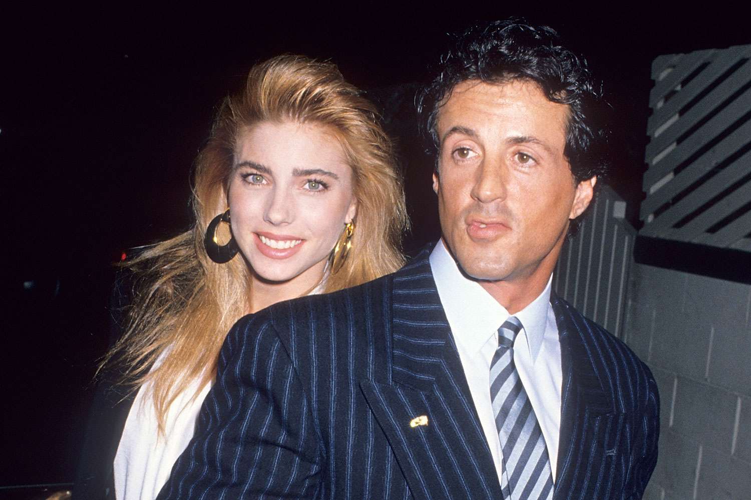 سيلفستر ستالون Sylvester Stallone وجينيفر فلافين Jennifer Flavin