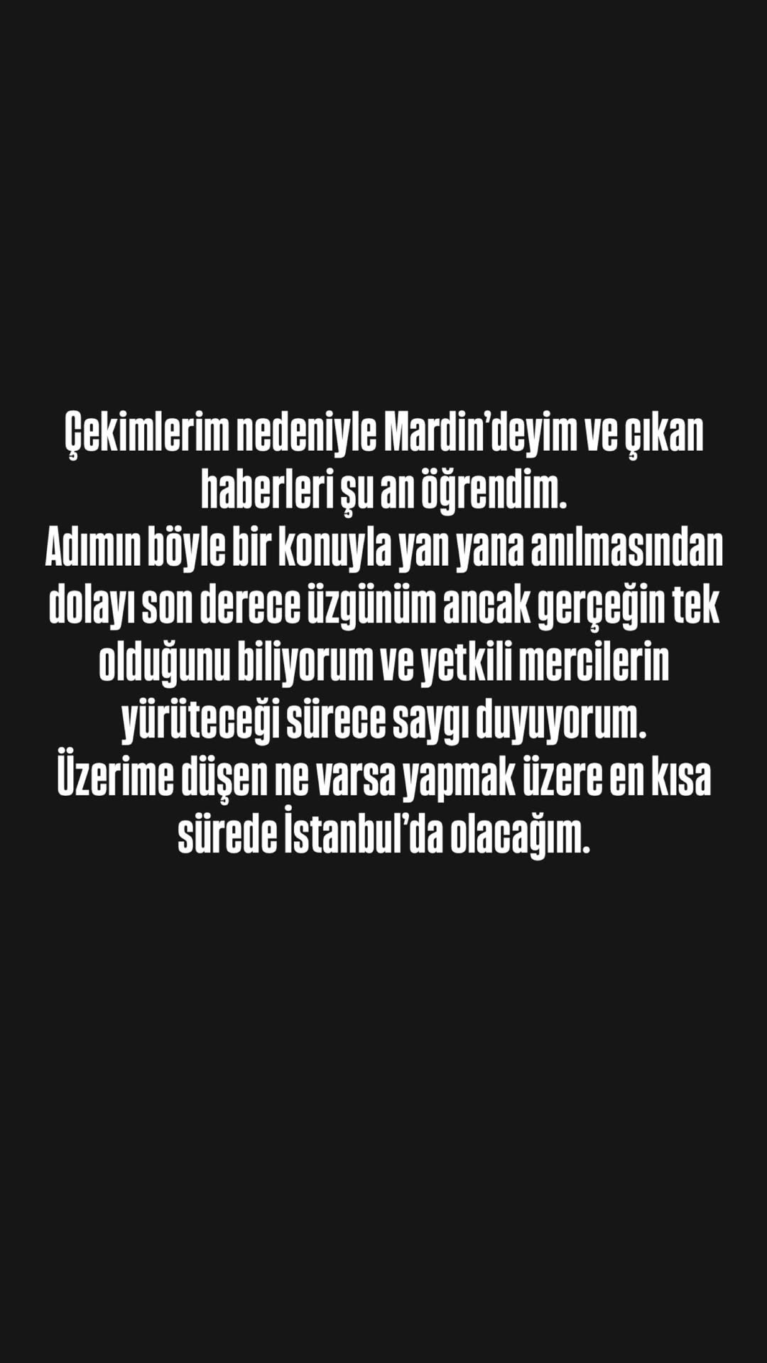 سينام أونسال ترد على قرار وقفها