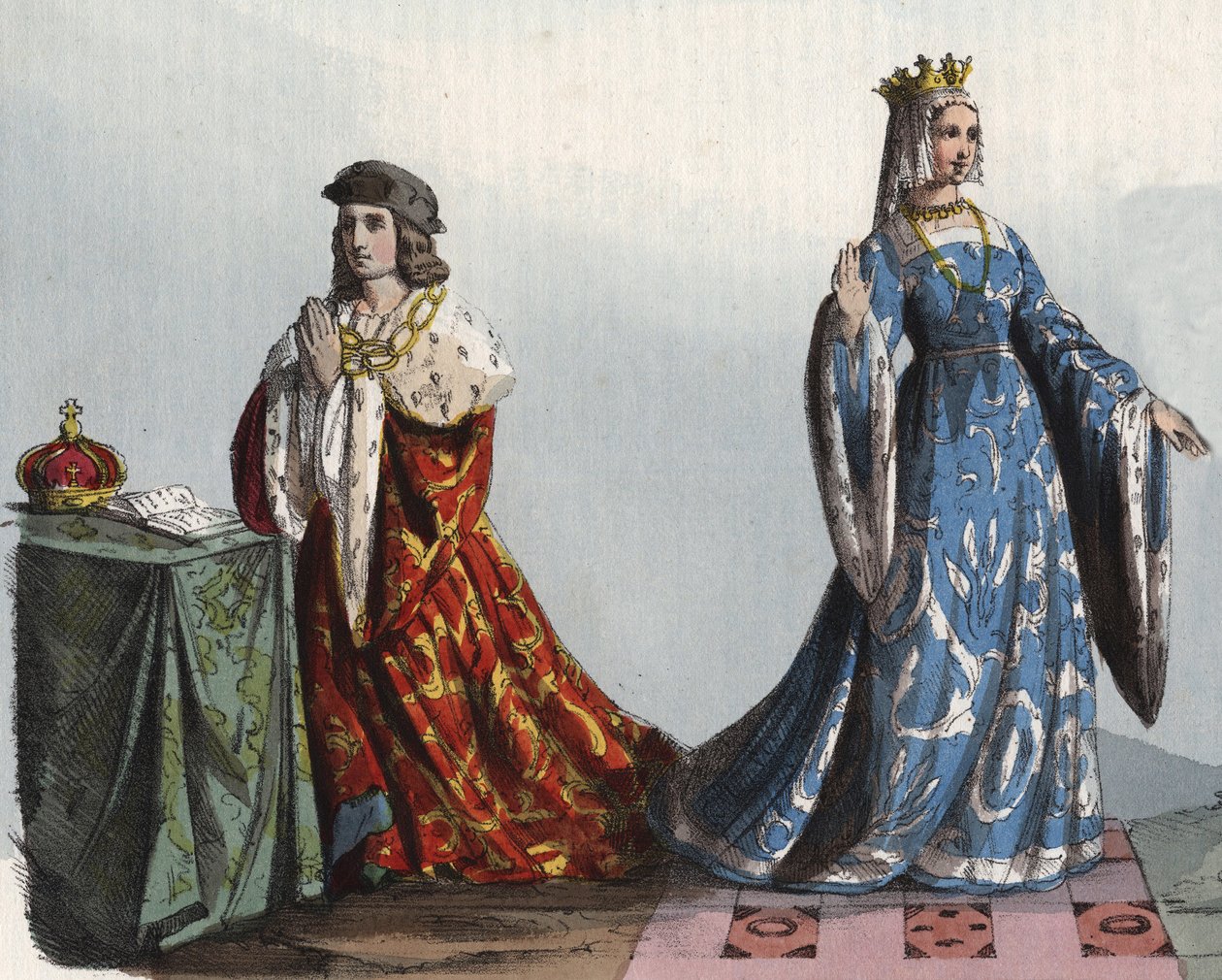شارل من فالوا Charles of Valois ومارغريت من أنجو Margaret of Anjou