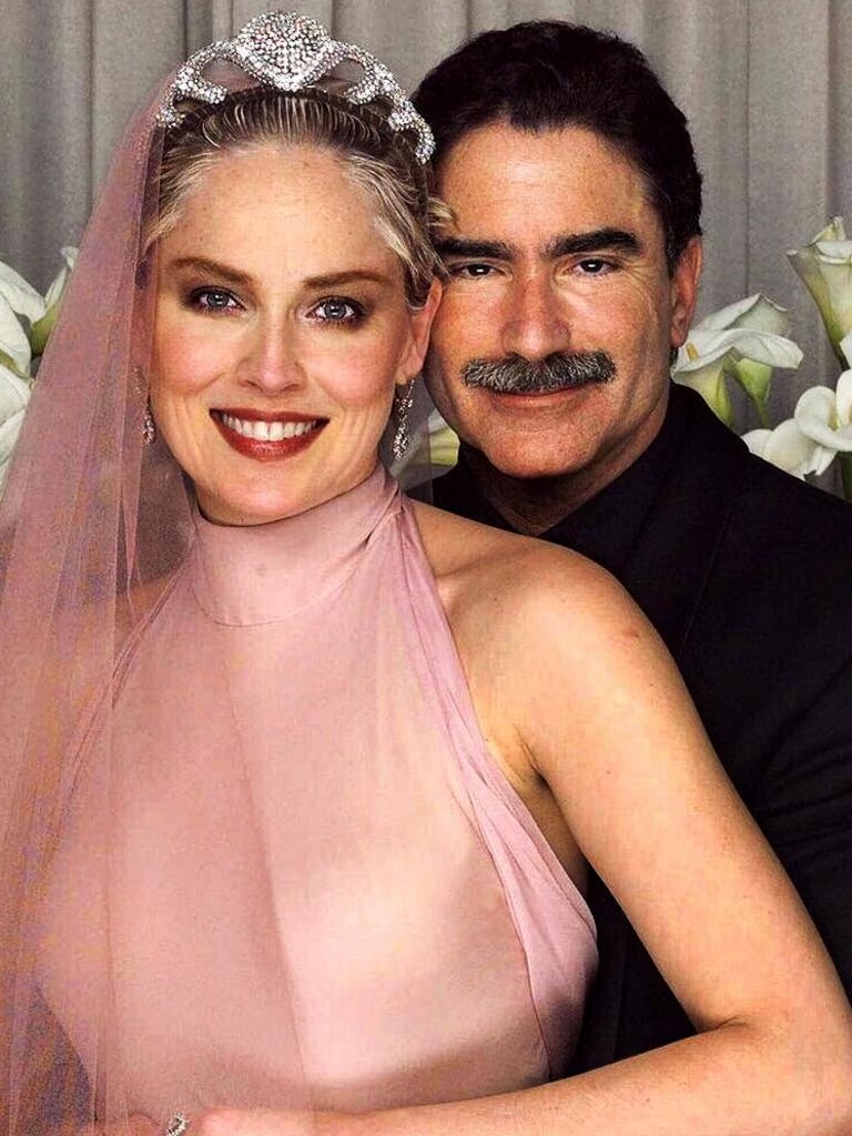شارون ستون Sharon Stone وفيل برونشتاين Phil Bronstein