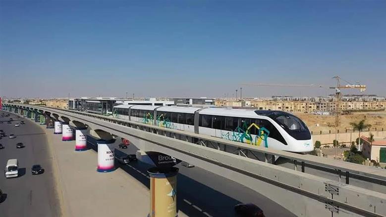 شبكة الطرق المونوريل والقطار الكهربائي السريع