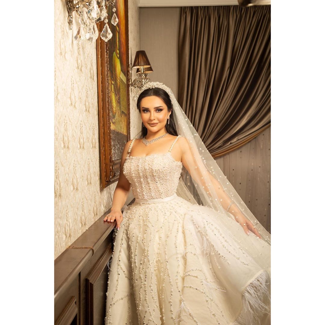 شهد برمدا في حفل زفافها