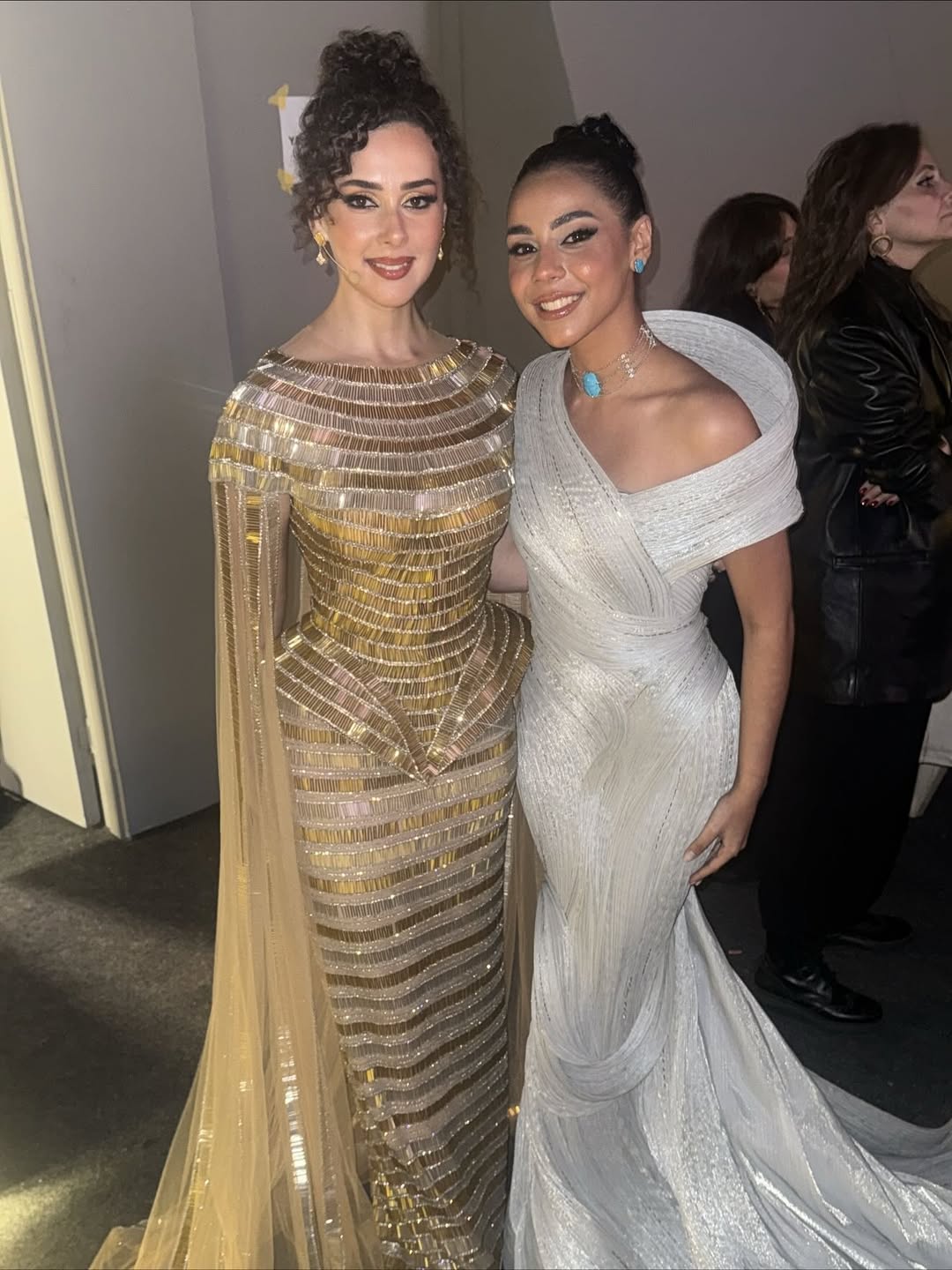  شيرين أحمد طارق بفستان ملكي ساحر مستوحى من الستايل الفرعوني