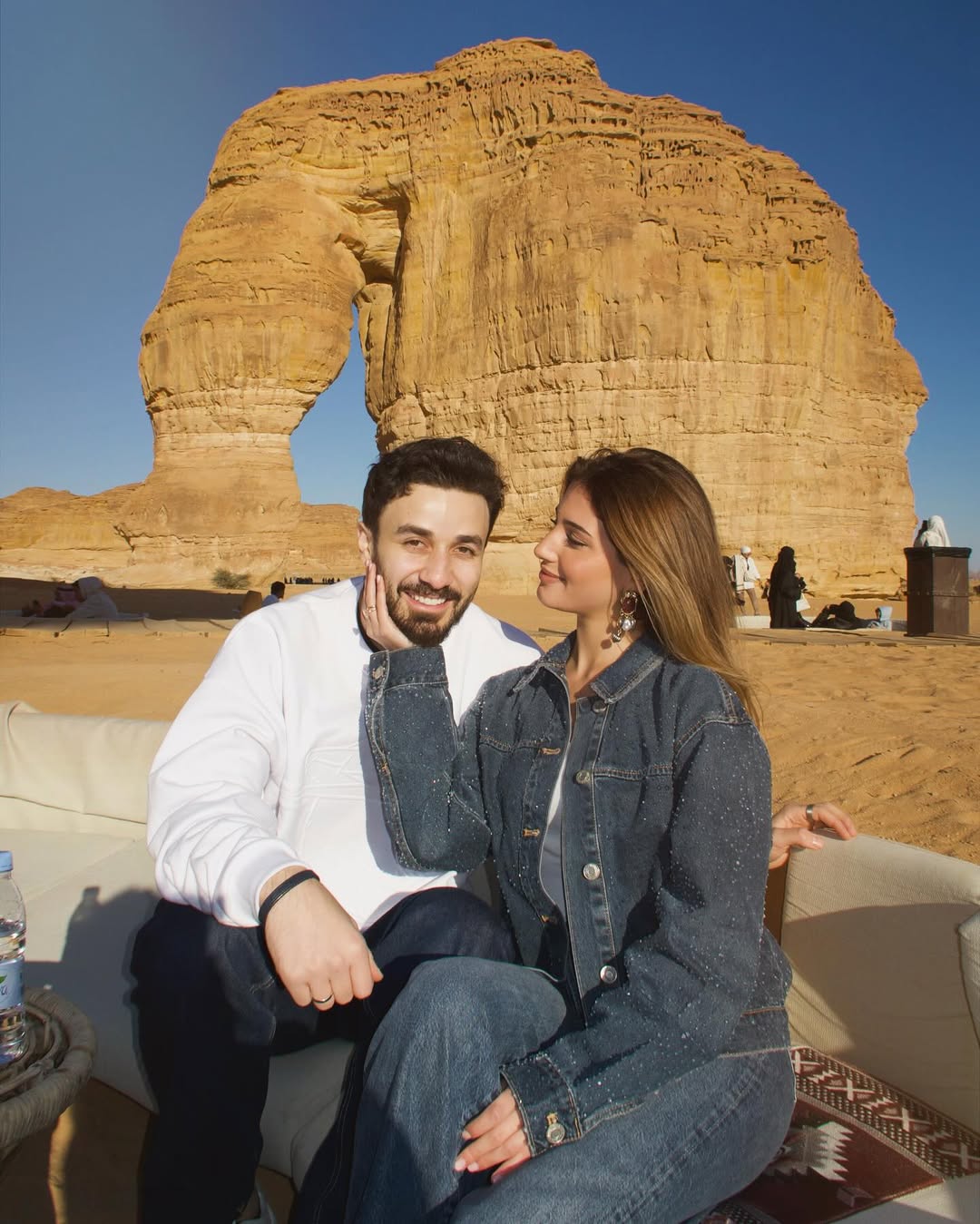 شيرين عمارة وزوجها أسامة مروي