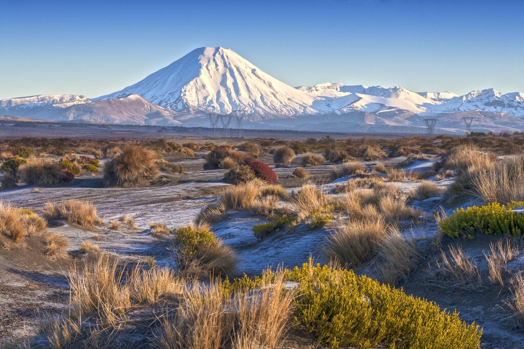 صحراء رانغيبو Rangipo Desert، نيوزيلندا (آسيا والمحيط الهادئ)