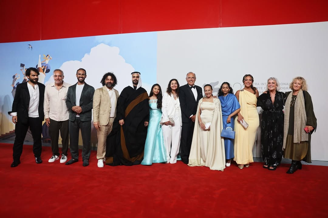 صناع ونجوم فيلم هجرة في العرض العالمي الأول في مهرجان البندقية السينمائي