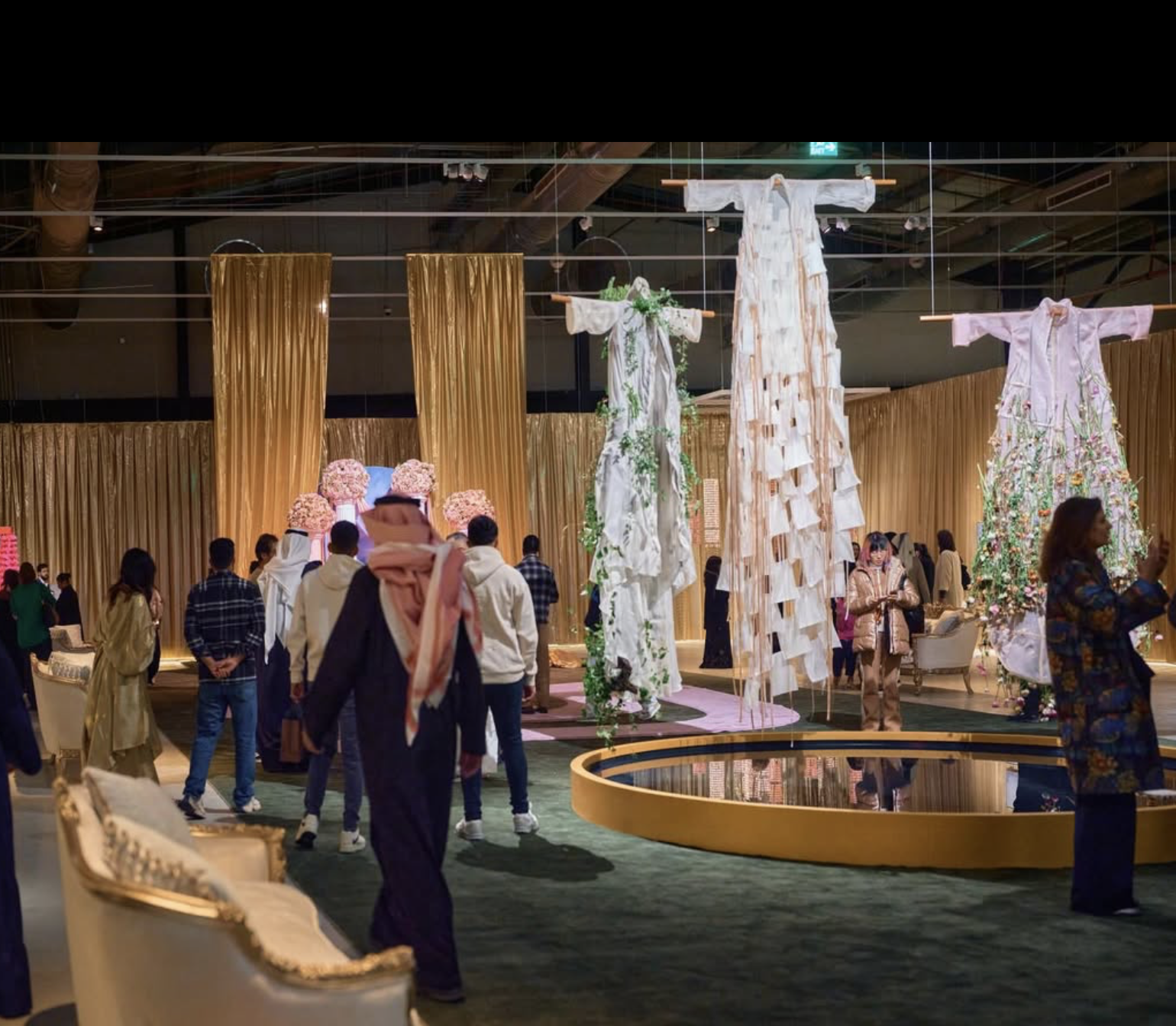 صورة من حساب SaMoCa لمعرض ليلة عمر في جاكس في الرياض