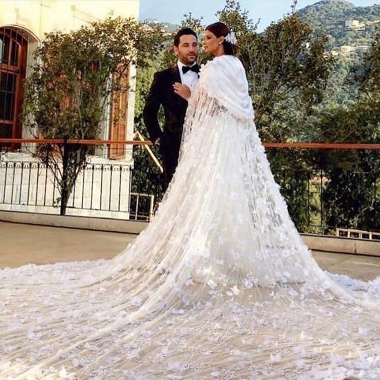 صورة من زفاف وسام بريدي وريم السعيدي في لبنان