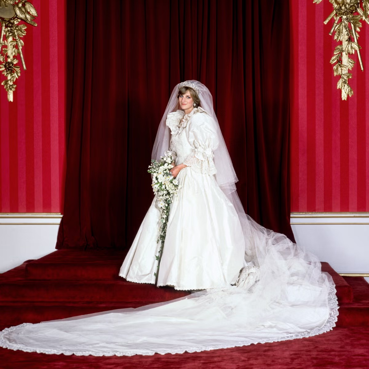 طرحة زفاف الأميرة ديانا Princess Diana