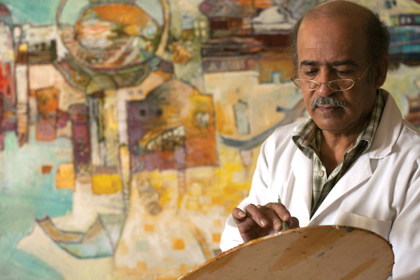 الفنان السعودي القدير طه الصبان وإبداع لا حدود له