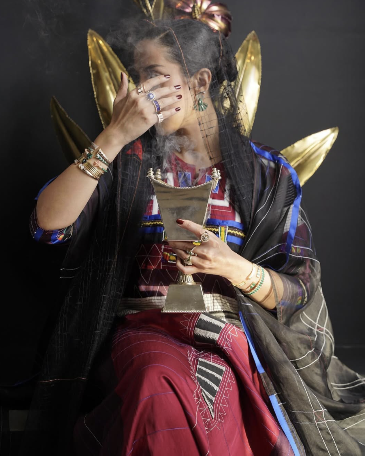 عباءة تراثية بشكل معاصر من تصاميم Hanan Collection