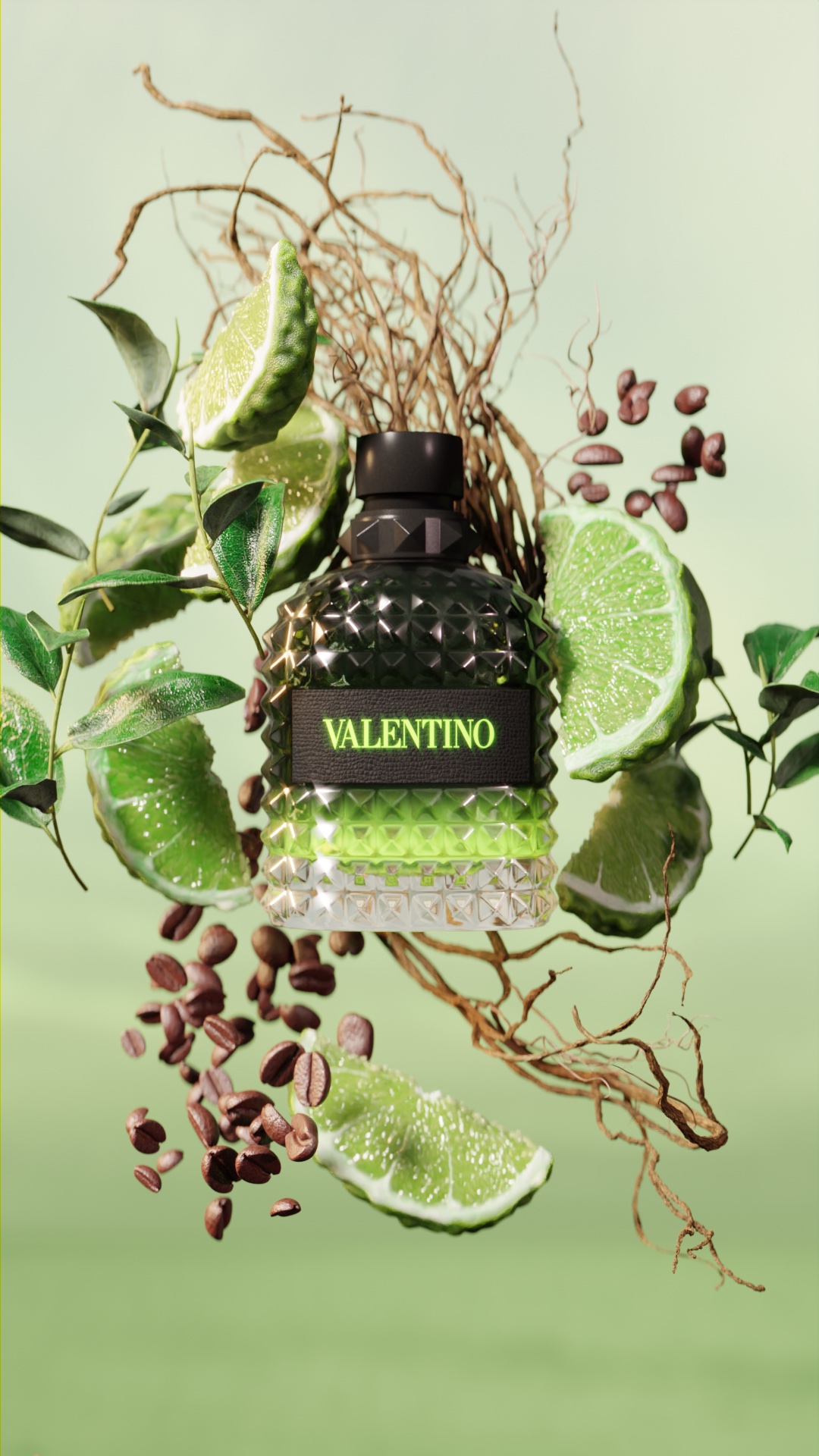 عطر Born in Roma Green Stravaganza توليفة عطرية نابضة بالحيوية تحتفي بجرأة روما وجمالها الخلّاب من علامة Valentino