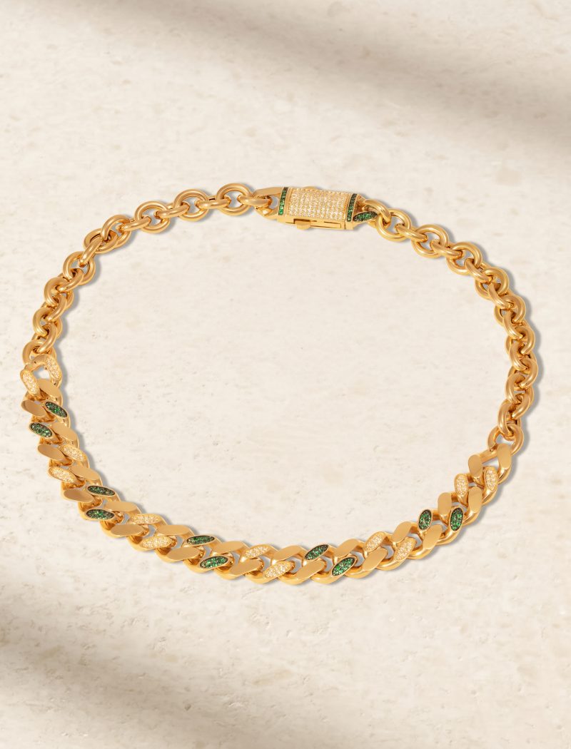 عقد بحجر الزمرد من Latelier Nawbar