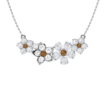 عقد ماس Charee من Diamondere