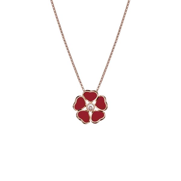 عقد HAPPY HEARTS FLOWERS من Chopard