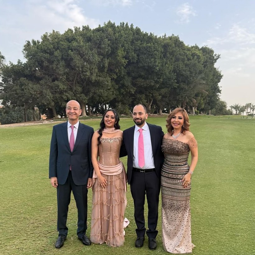 عمرو أديب ولميس الحديدي