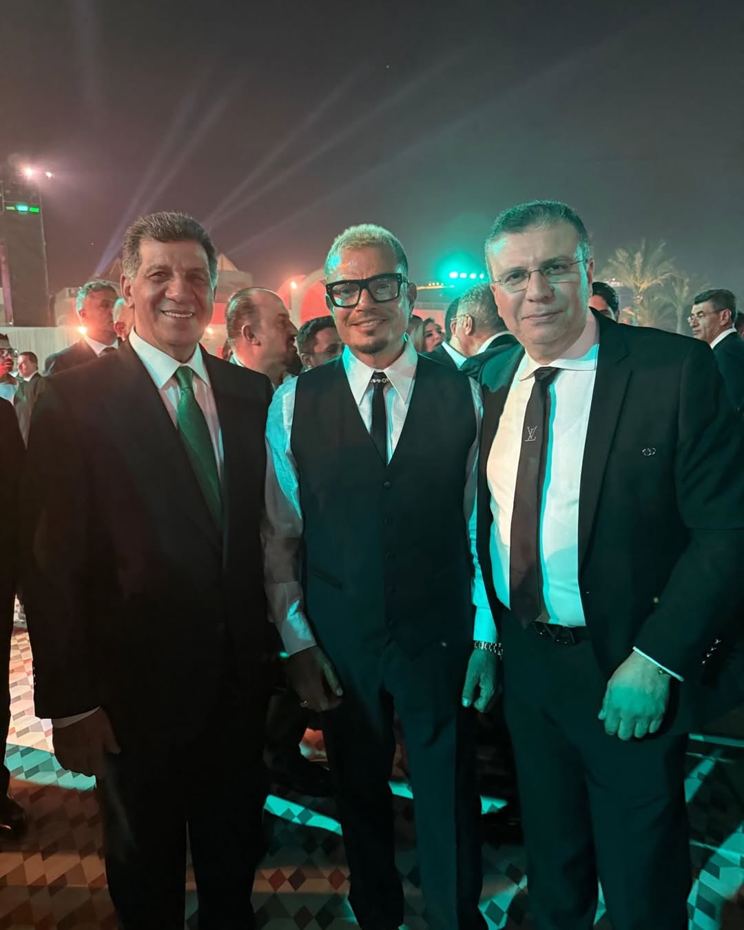 عمرو الليثي مع النجم عمرو دياب