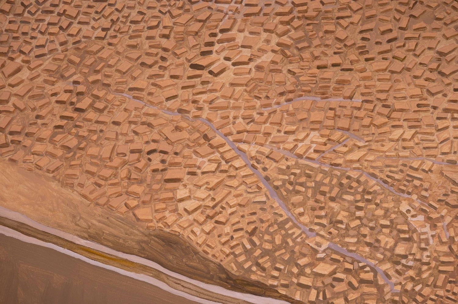 عمل الفنان سليمان منصور