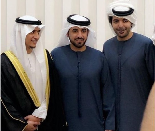 عموري خلال حفل زفافه