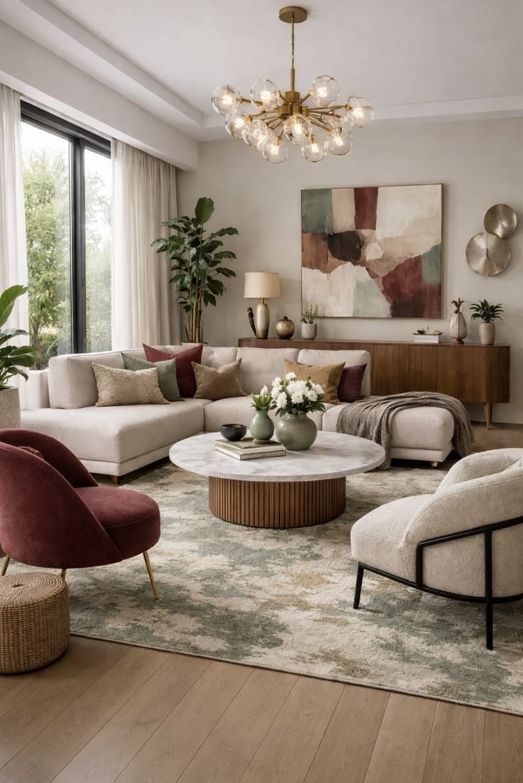 غرفة معيشة أنيقة