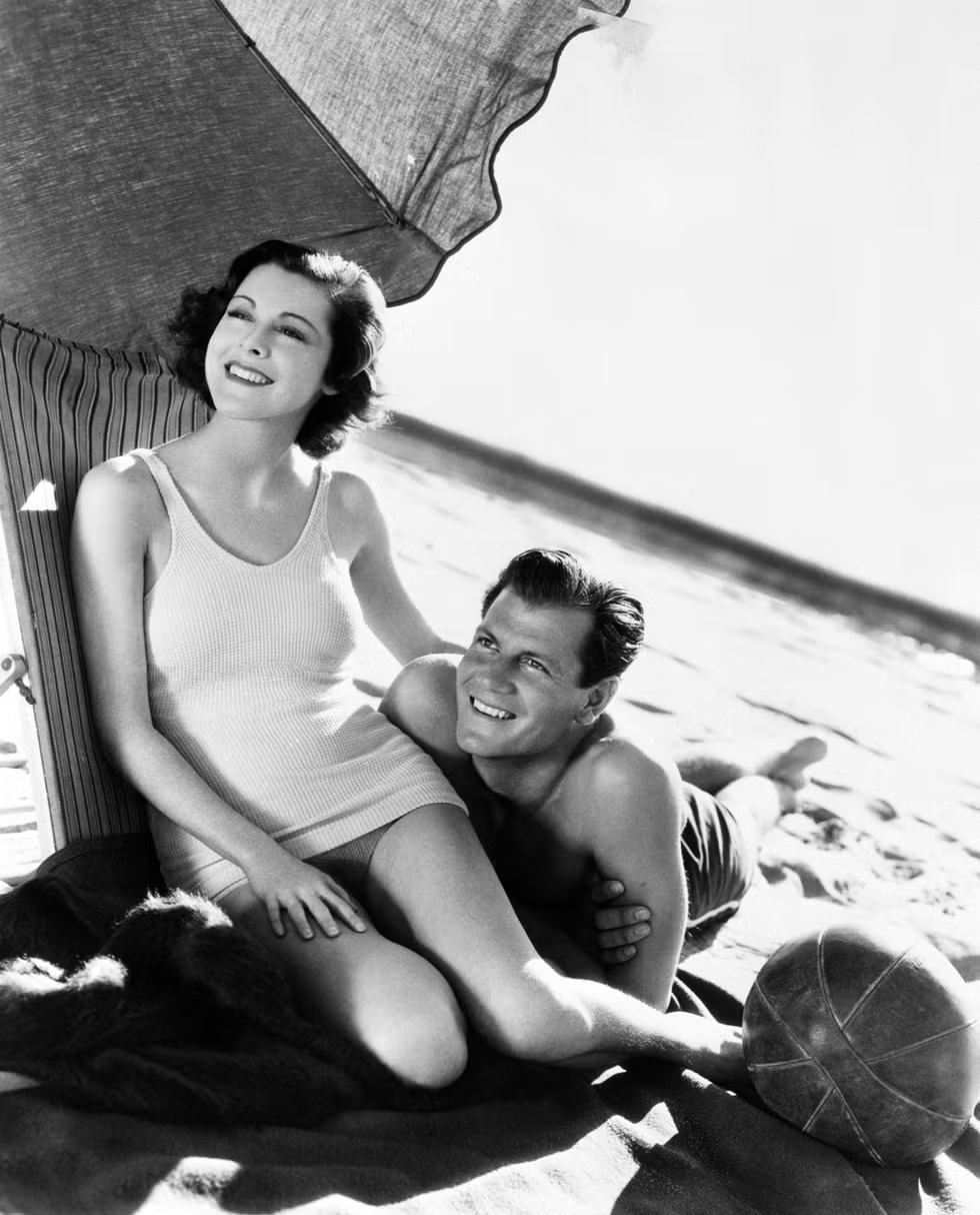 فرانسيس دي Frances Dee وجويل ماكريا Joel McCrea، سانتا مونيكا