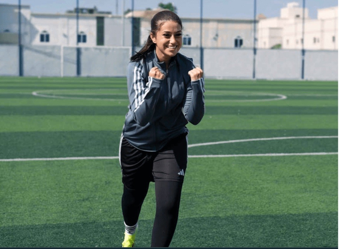 فرح جفري لاعبة نادي الاتحاد والمنتخب السعودي للسيدات
