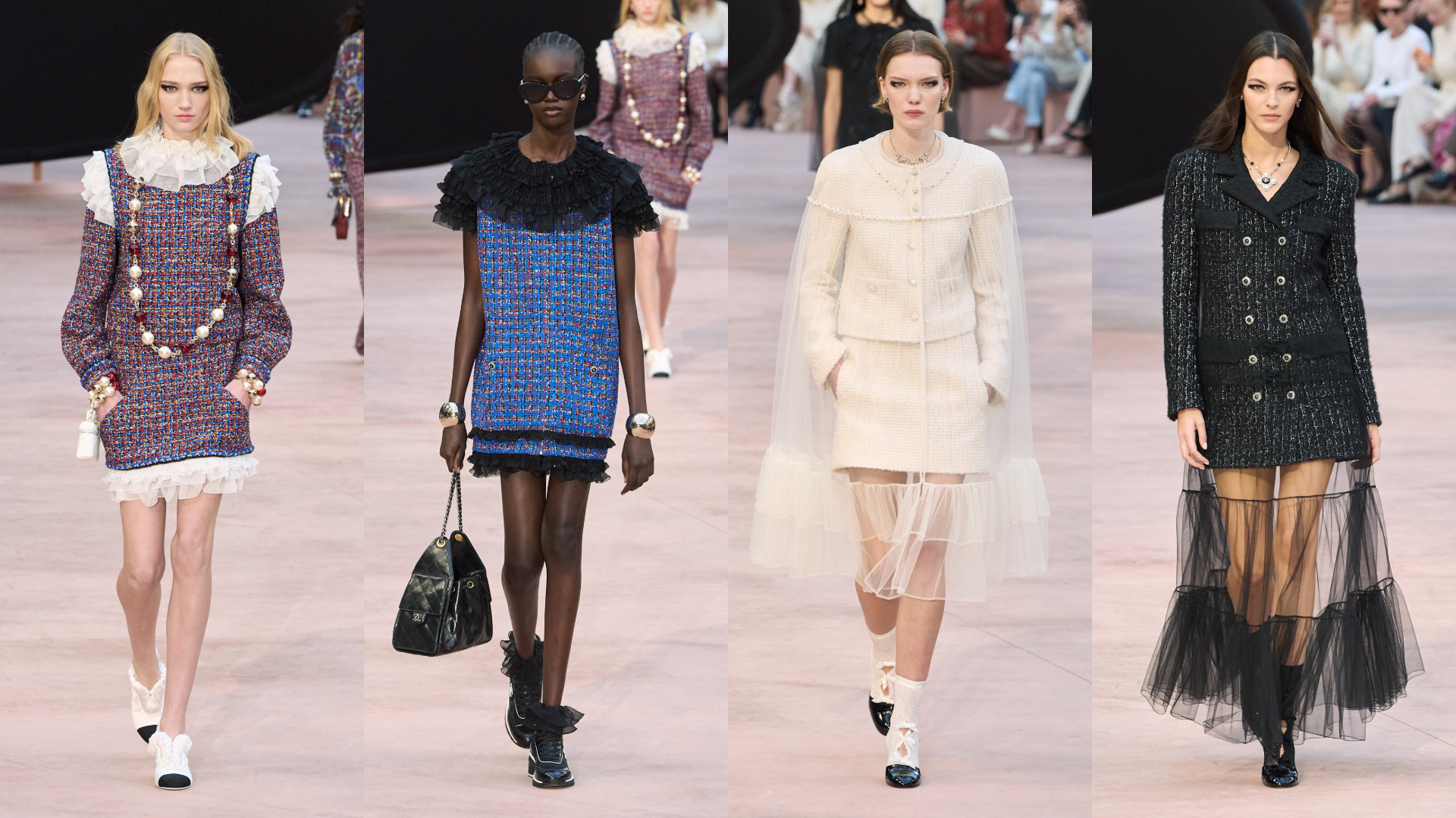 فساتين تويد بروح عصرية من Chanel