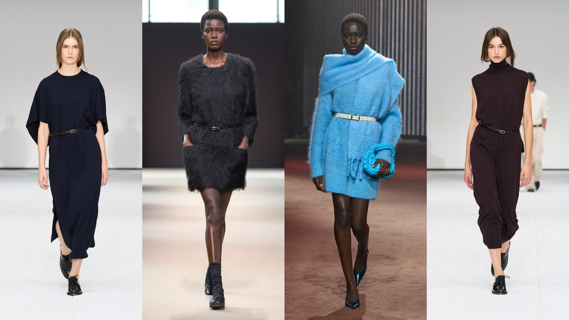 فساتين شتوية محددة بأحزمة من COS