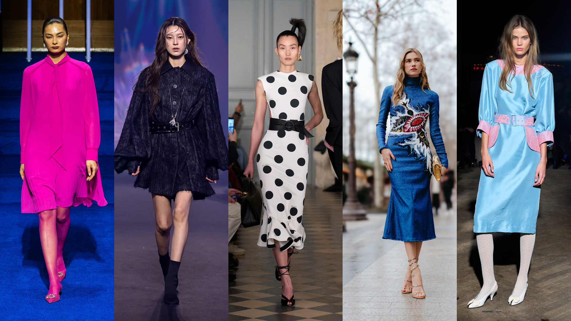 فساتين طويلة وأخرى قصيرة مناسبة للعيد