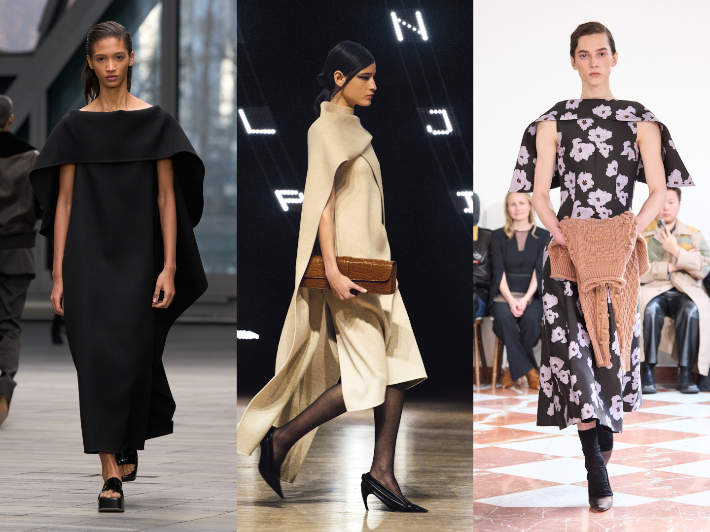 فساتين من مجموعات الأزياء الجاهزة لخريف وشتاء 2026 و2027 من Emilia Wickstead وKhaite وCalvin Klein