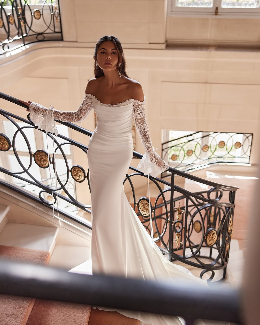 فستان زفاف أوف شولدر من دار sophie_wedding_lviv