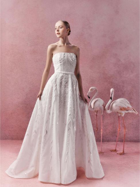 فستان زفاف توقيع بندي برق