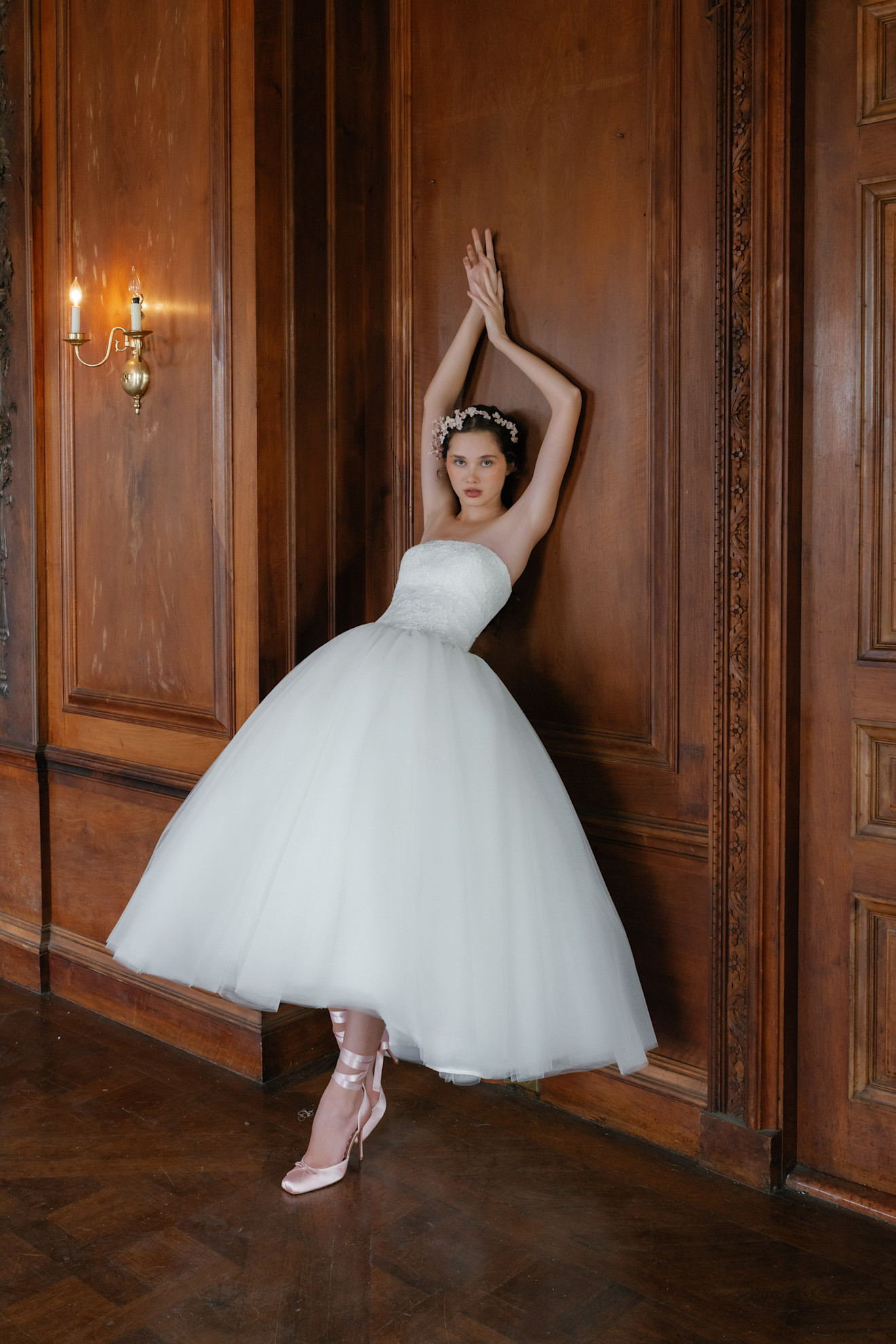 فستان زفاف سترابلس توقيع ساريه نوري