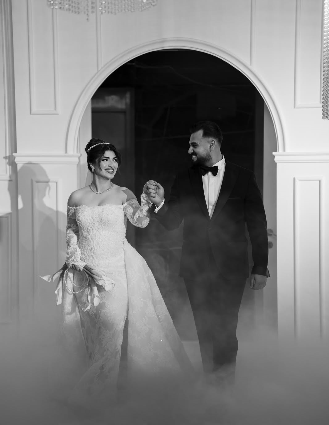 فستان زفاف نادين الفهد