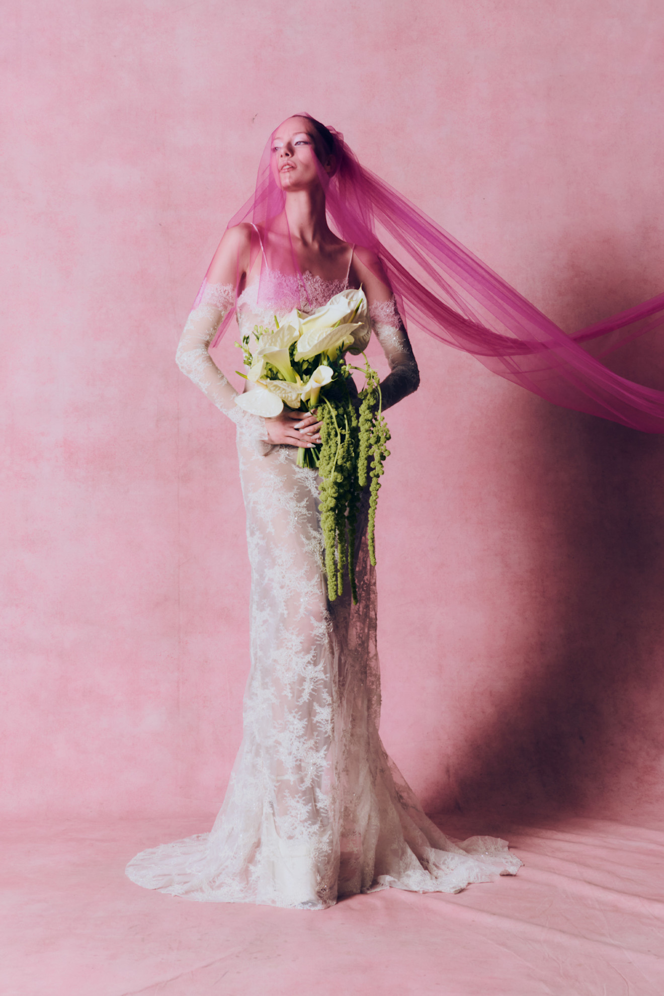 فستان زفاف Harris Reed  في أزياء خريف 2026