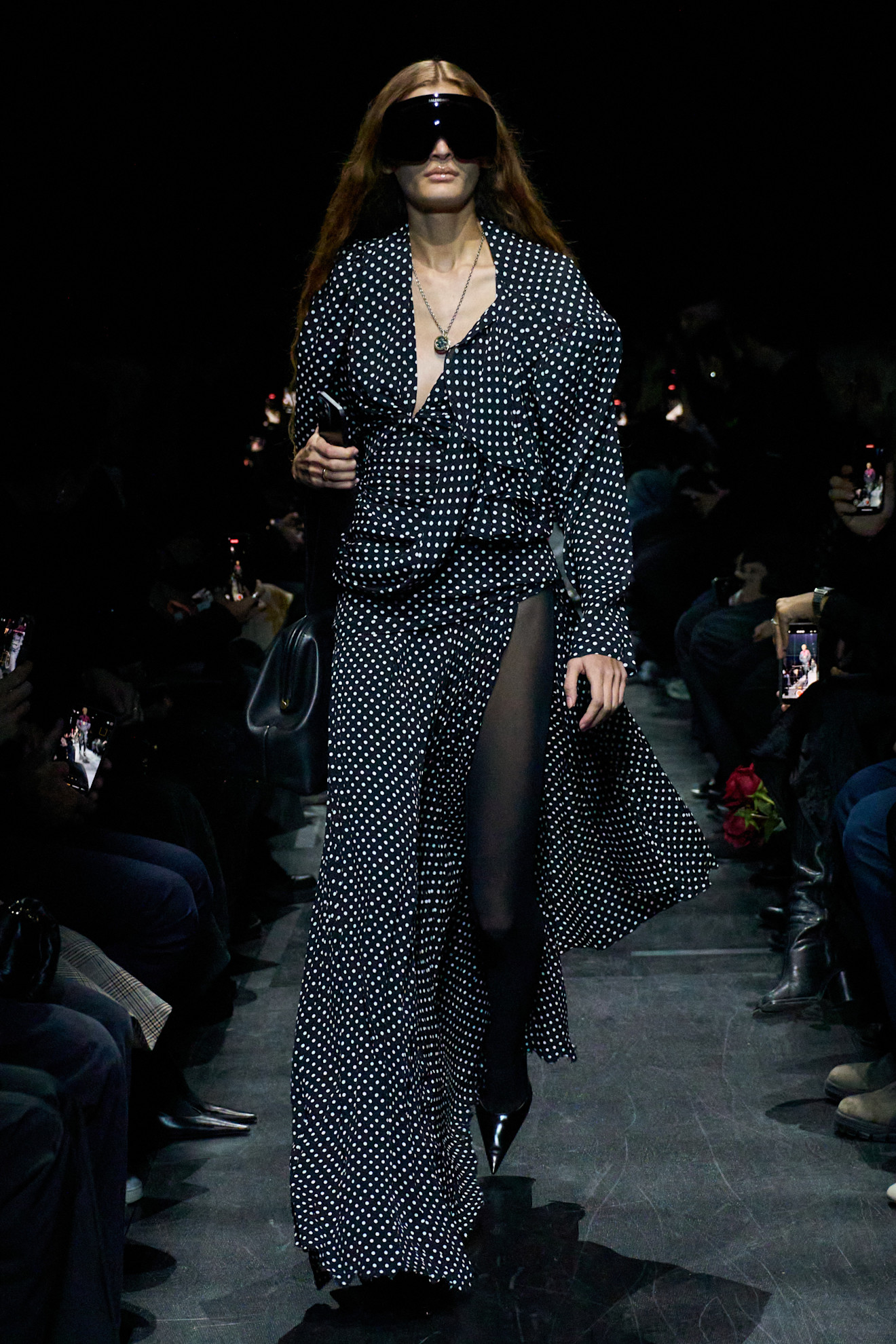 فستان منقط من Balenciaga