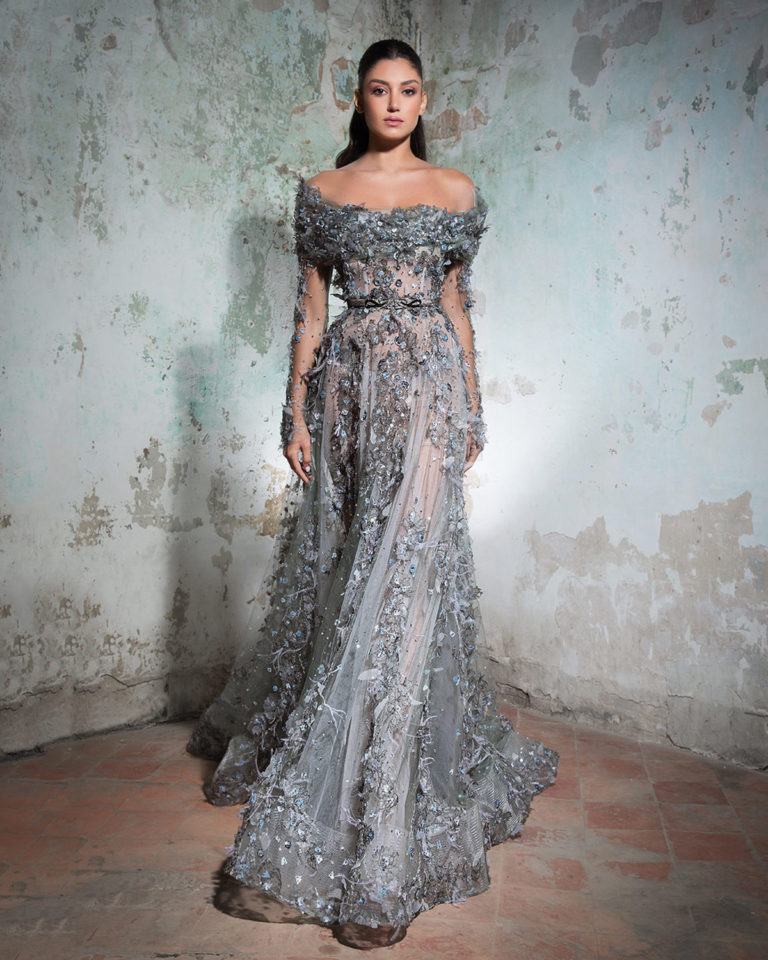 فستان يليق بوالدة العروس من زياد نكد