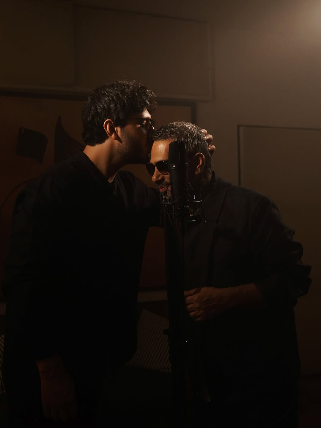 فضل شاكر وابنه محمد 